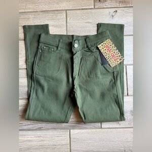 BAE CITY NWT Women’s Rifle Green Spandex Stretch Pants L/XL